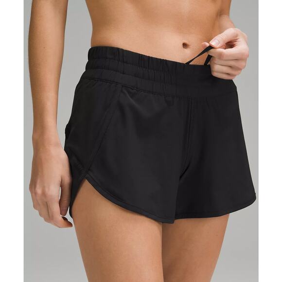 Lululemon Tracker Short V 4" Black - 6 - Picture 4 of 5